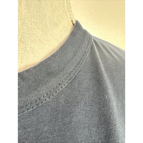 Madewell Women's XS Boxy Wide Sleeve Exposed Stitch Tee Blue NWT - Picture 5 of 13